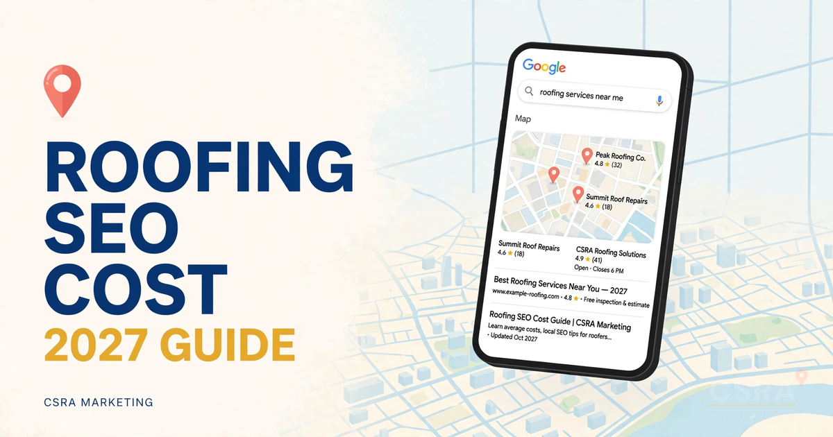 Roofing Website Cost 2027 Guide